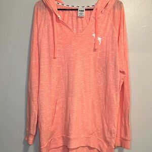 PINK Victoria's Secret Coral Hoodie